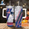 Custom Name Patriots Pattern 40oz Stainless Steel Tumbler with Handle and Straw Lid 3 Custom Name Patriots Pattern 40oz Stainless Steel Tumbler with Handle and Straw Lid