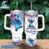 Custom Name Stitch Best Mom Ever 40oz Stainless Steel Tumbler with Handle and Straw Lid 3 Custom Name Stitch Best Mom Ever 40oz Stainless Steel Tumbler with Handle and Straw Lid