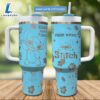 Custom Name Stitch Pattern Laser Engraved 40oz Stainless Steel Tumbler with Handle and Straw Lid 3 Custom Name Stitch Pattern Laser Engraved 40oz Stainless Steel Tumbler with Handle and Straw Lid