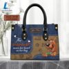 Custom Name This Scooy Doo Girl Wears Her Heart Jean Pattern Premium Leather Handbag