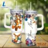 Custom Name Tigger 3D Colorful Flower Sublimation Pattern 40oz Tumbler with Handle and Straw Lid 3 Custom Name Tigger 3D Colorful Flower Sublimation Pattern 40oz Tumbler with Handle and Straw Lid
