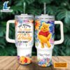 Custom Name Winnie the Pooh Doesnt Mean Im Ready 40oz Stainless Steel Tumbler with Handle and Straw Lid