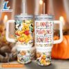 Custom Name Winnie the Pooh Flannels Pumpkins Bonfires Pattern 40oz Stainless Steel Tumbler with Handle and Straw Lid 3 Custom Name Winnie the Pooh Flannels Pumpkins Bonfires Pattern 40oz Stainless Steel Tumbler with Handle and Straw Lid