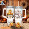 Custom Name Winnie the Pooh Happy Fall Pumpkin Flower Pattern 40oz Tumbler with Handle and Straw Lid 2 Custom Name Winnie the Pooh Happy Fall Pumpkin Flower Pattern 40oz Tumbler with Handle and Straw Lid