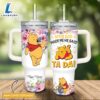 Custom Name Winnie the Pooh Tada 40oz Stainless Steel Tumbler with Handle and Straw Lid 3 Custom Name Winnie the Pooh Tada 40oz Stainless Steel Tumbler with Handle and Straw Lid