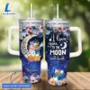 Disney Custom Name Donald Duck I Love You To The Moon & Back 40oz Stainless Steel Tumbler with Handle and Straw Lid 3 Disney Custom Name Donald Duck I Love You To The Moon amp Back 40oz Stainless Steel Tumbler with Handle and Straw Lid