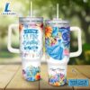 Disney Custom Name It's Fine I'm Fine Cinderella Princess Colorful Flower Pattern 40oz Stainless Steel Tumbler with Handle and Straw Lid 2 Disney Custom Name Its Fine Im Fine Cinderella Princess Colorful Flower Pattern 40oz Stainless Steel Tumbler with Handle and Straw Lid
