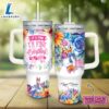 Disney Custom Name It's Fine I'm Fine Daisy Duck Colorful Flower Pattern 40oz Stainless Steel Tumbler with Handle and Straw Lid 3 Disney Custom Name Its Fine Im Fine Daisy Duck Colorful Flower Pattern 40oz Stainless Steel Tumbler with Handle and Straw Lid