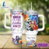 Disney Custom Name It's Fine I'm Fine Jack Skellington Colorful Flower Pattern 40oz Stainless Steel Tumbler with Handle and Straw Lid 3 Disney Custom Name Its Fine Im Fine Jack Skellington Colorful Flower Pattern 40oz Stainless Steel Tumbler with Handle and Straw Lid