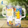 Disney Custom Name It's Fine I'm Fine Pikachu Colorful Flower Pattern 40oz Stainless Steel Tumbler with Handle and Straw Lid 3 Disney Custom Name Its Fine Im Fine Pikachu Colorful Flower Pattern 40oz Stainless Steel Tumbler with Handle and Straw Lid