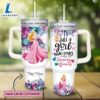 Disney Custom Name Just A Girl Loves Aurora Princess Flower Pattern 40oz Tumbler with Handle and Straw Lid 3 Disney Custom Name Just A Girl Loves Aurora Princess Flower Pattern 40oz Tumbler with Handle and Straw Lid
