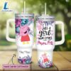 Disney Custom Name Just A Girl Loves Peppa Pig 40oz Stainless Steel Tumbler with Handle and Straw Lid 3 Disney Custom Name Just A Girl Loves Peppa Pig 40oz Stainless Steel Tumbler with Handle and Straw Lid
