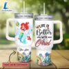 Disney Custom Name Life Is Better With Ariel Princess 40oz Tumbler with Handle and Straw Lid 3 Disney Custom Name Life Is Better With Ariel Princess 40oz Tumbler with Handle and Straw Lid