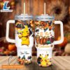 Disney Custom Name Pikachu Tis The Season Fall Leaf Pattern 40oz Stainless Steel Tumbler with Handle and Straw Lid 2 Disney Custom Name Pikachu Tis The Season Fall Leaf Pattern 40oz Stainless Steel Tumbler with Handle and Straw Lid