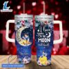 Disney Custom Name Snow White I Love You To The Moon amp Back 40oz Stainless Steel Tumbler with Handle and Straw Lid