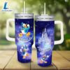 Disney Donald Duck Castle Glitter Pattern 40oz Tumbler with Handle and Straw Lid 3 Disney Donald Duck Castle Glitter Pattern 40oz Tumbler with Handle and Straw Lid