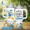 Disney Life Is Better With Donald Duck 40oz Tumbler with Handle and Straw Lid 2 Disney Life Is Better With Donald Duck 40oz Tumbler with Handle and Straw Lid