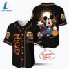 Donald Duck Blue White Disney Cartoon Baseball Jersey
