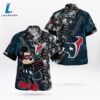 Houston Texans Mickey Mouse Floral Short Sleeve Hawaii Shirt 2 Houston Texans Mickey Mouse Floral Short Sleeve Hawaii Shirt