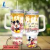 I Cant Adult Mickey Mouse 40oz Stainless Steel Tumbler with Handle and Straw Lid