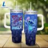 Just A Girl Loves Stitch 40oz Tumbler with Handle and Straw Lid 3 Just A Girl Loves Stitch 40oz Tumbler with Handle and Straw Lid