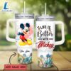 Life Is Better With Mickey Mouse 40oz Tumbler with Handle and Straw Lid 2 Life Is Better With Mickey Mouse 40oz Tumbler with Handle and Straw Lid
