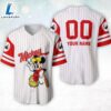 Mickey Mouse Disney Cartoon Baseball Jersey 3 Mickey Mouse Disney Cartoon Baseball Jersey