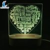 Mother's Day Sign & Multi Colour Led Light Base 3 Mothers Day Sign Multi Colour Led Light Base