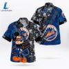New York Mets Mickey Mouse Floral Short Sleeve Hawaii Shirt 2 New York Mets Mickey Mouse Floral Short Sleeve Hawaii Shirt