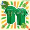 Personalized Mickey Mouse Disney St Patrick's Day Baseball Jersey Green 3 Personalized Mickey Mouse Disney St Patricks Day Baseball Jersey Green
