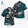 Philadelphia Eagles Mickey Mouse Floral Short Sleeve Hawaii Shirt