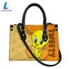 Tweety Pattern Premium Leather Handbag 3 Tweety Pattern Premium Leather Handbag