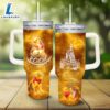 Winnie the Pooh Castle Glitter Pattern 40oz Tumbler with Handle and Straw Lid 3 Winnie the Pooh Castle Glitter Pattern 40oz Tumbler with Handle and Straw Lid