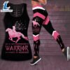 Be A Warrior Not A Worrier Breast Cancer Awareness 3D Hollow Tank Top & Leggings 2 Be A Warrior Not A Worrier Breast Cancer Awareness 3D Hollow Tank Top amp Leggings
