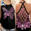 Breast Cancer Awareness Criss-Cross Tank Top Pink Sunflower Butterfly Breast Cancer Is A Journey 2 Breast Cancer Awareness Criss Cross Tank Top Pink Sunflower Butterfly Breast Cancer Is A Journey