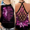 Breast Cancer Awareness Criss-Cross Tank Top Sunflower Lion It Ain't Over Until God Says It's Over 3 Breast Cancer Awareness Criss Cross Tank Top Sunflower Lion It Aint Over Until God Says Its Over