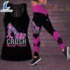 Crush Breast Cancer Awareness 3D Hollow Tank Top amp Leggings