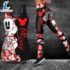Disney Mickey Mouse Sunflower Hollow Tanktop Legging Set Outfit