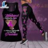Husband Promised To Love In Sickness And Health He Kept That Promise Breast Cancer Awareness 3D Hollow Tank Top & Leggings 2 Husband Promised To Love In Sickness And Health He Kept That Promise Breast Cancer Awareness 3D Hollow Tank Top amp Leggings