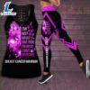 Im Not What I Have Done Im What I Have Overcome Breast Cancer Awareness 3D Hollow Tank Top amp Leggings