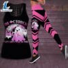 In October Even Ghost Wear Pink Breast Cancer Awareness 3D Hollow Tank Top amp Leggings
