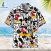 Mickey Mouse Hawaiian Shirt Mickey Black And White Hawaiian Shirt