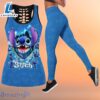 Stitch Cute Stich Face Combo Leggings And Hollow Tank Top 2 Stitch Cute Stich Face Combo Leggings And Hollow Tank Top