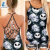 Jack Skellington Criss Cross Tank Top 664