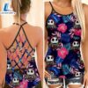 Jack Skellington Criss Cross Tank Top 669