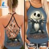 Jack Skellington Criss Cross Tank Top GINNBC76532
