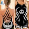 Jack Skellington Criss-Cross Tank Top Shirt (2) 3 Jack Skellington Criss Cross Tank Top Shirt 2