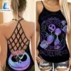 Jack Skellington & Sally Criss-Cross Tank Top 2 Jack Skellington Sally Criss Cross Tank Top