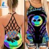 Mandala Jack Skellington Criss-Cross Tank Top 3 Mandala Jack Skellington Criss Cross Tank Top