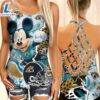 Mickey Jacksonville Jaguars Criss Cross Tank Top